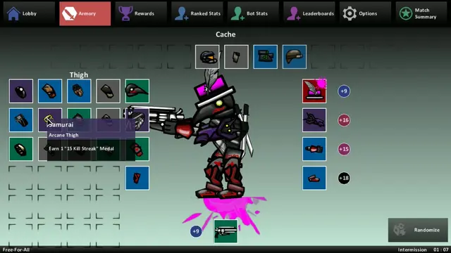 Character Customization: Complete challenges and earn gear. Over a trillion combinations.